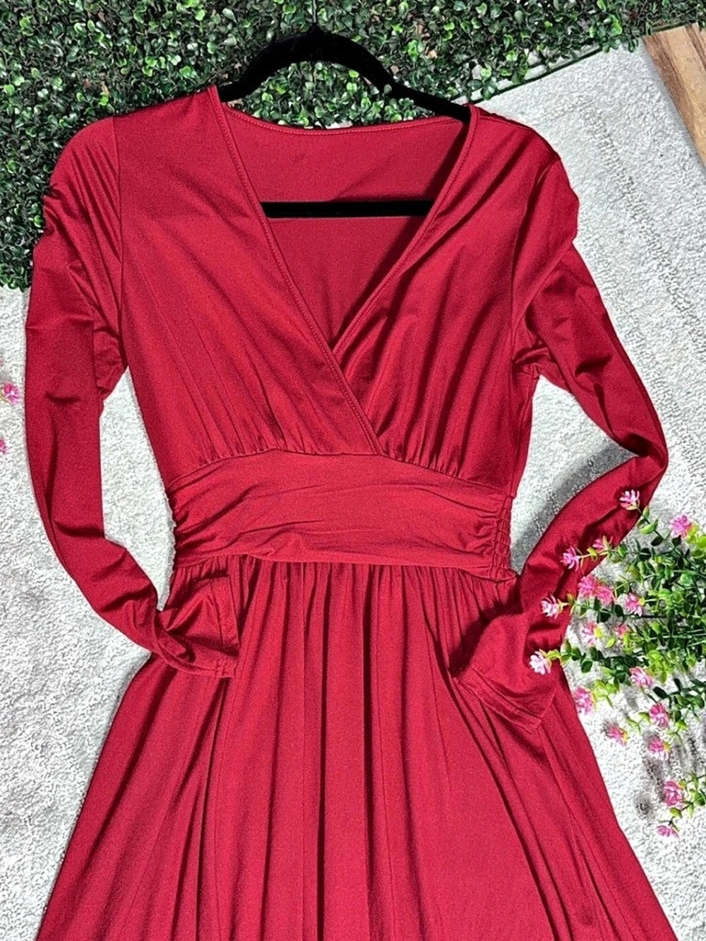 Red Maxi Dress - Picture 2 of 2
